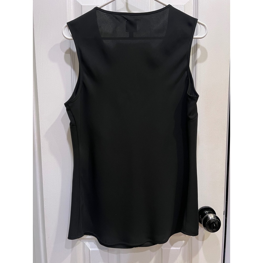 NIC+ZOE Womens Black Keyhole Sleeveless Blouse Top Size M - Picture 7 of 7